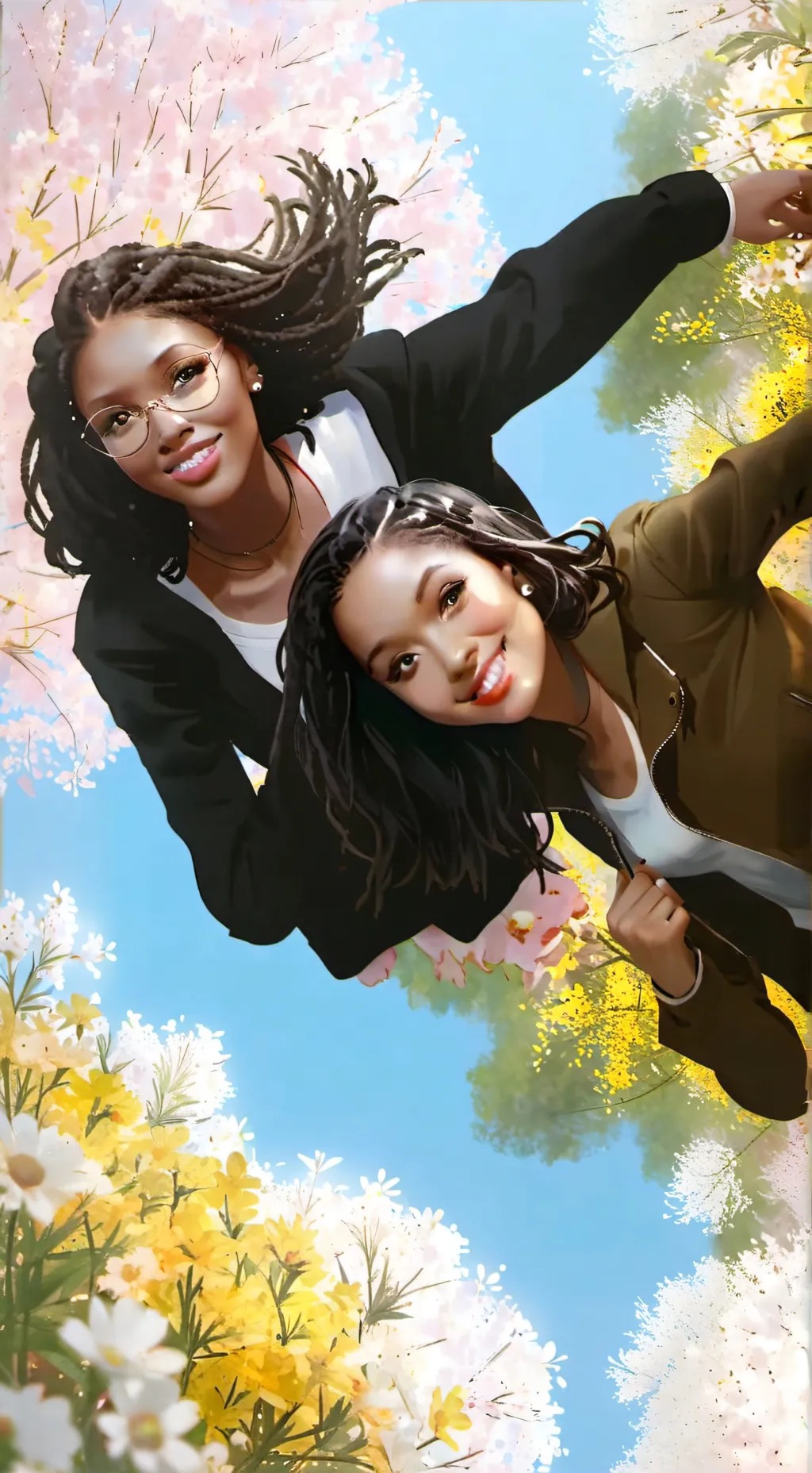 ai character: Kia and Jada background