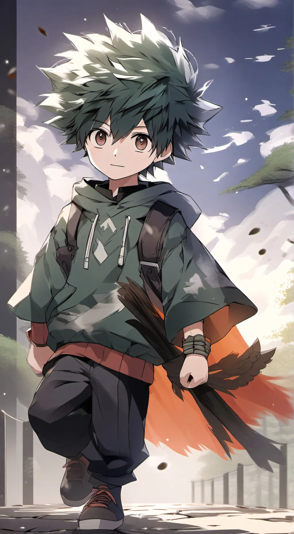 ai character: My hero academy background