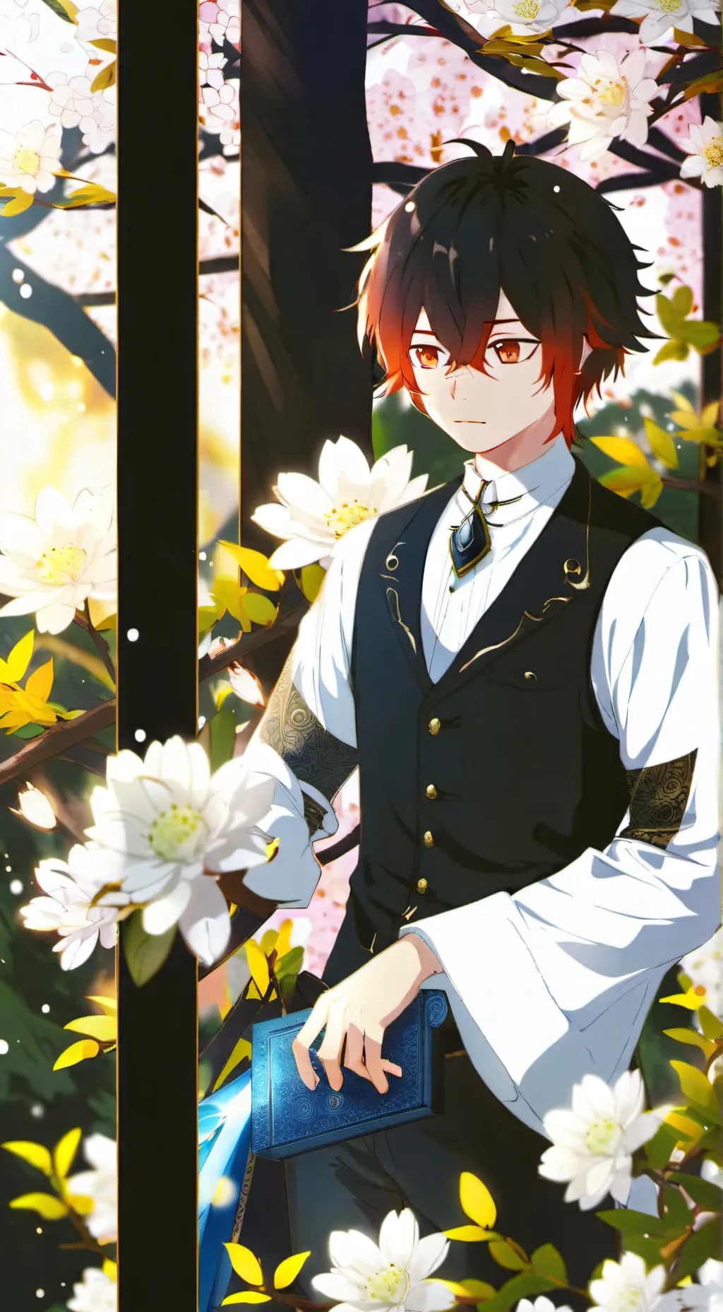 ai character: Info Kun  background