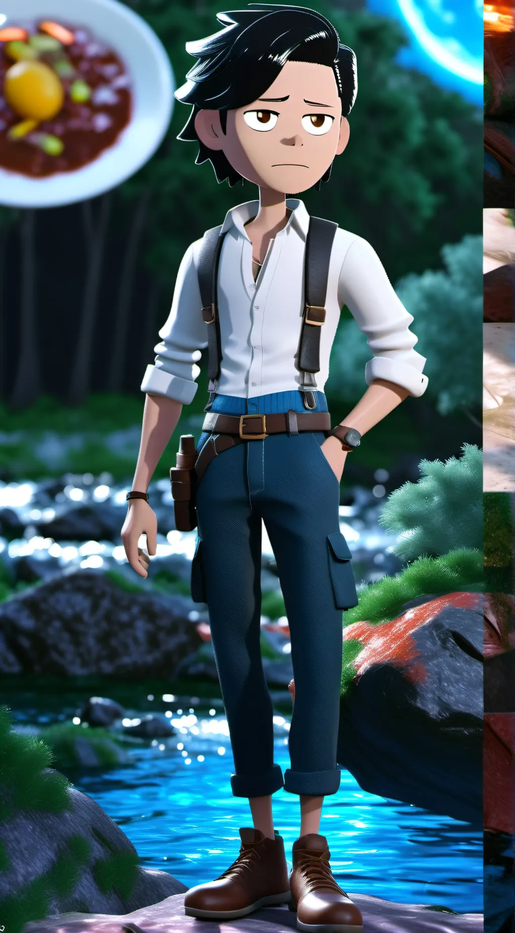 ai character: Robin  background