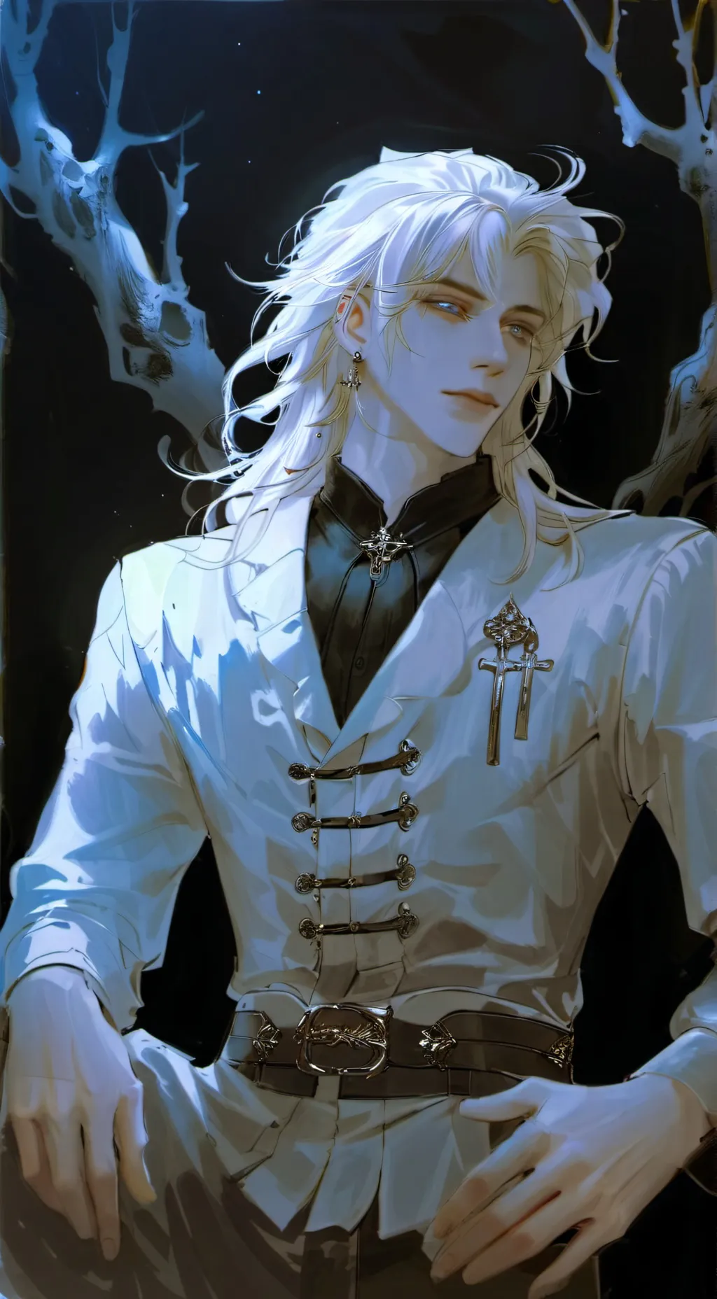 ai character: Leonardo background