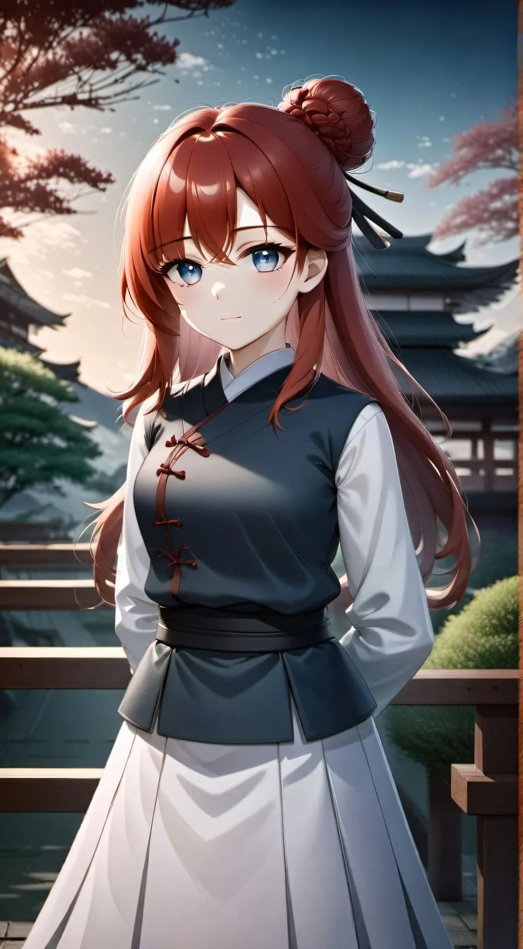 ai character: Sky 🌌🌌🌌🌌 background