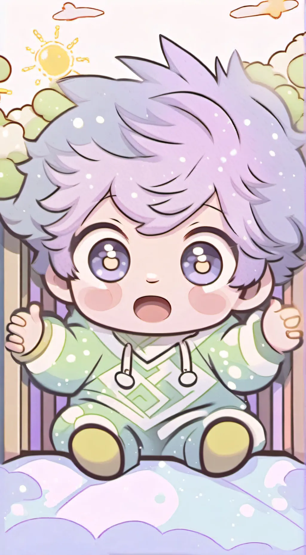 ai character: Tantrum boy background