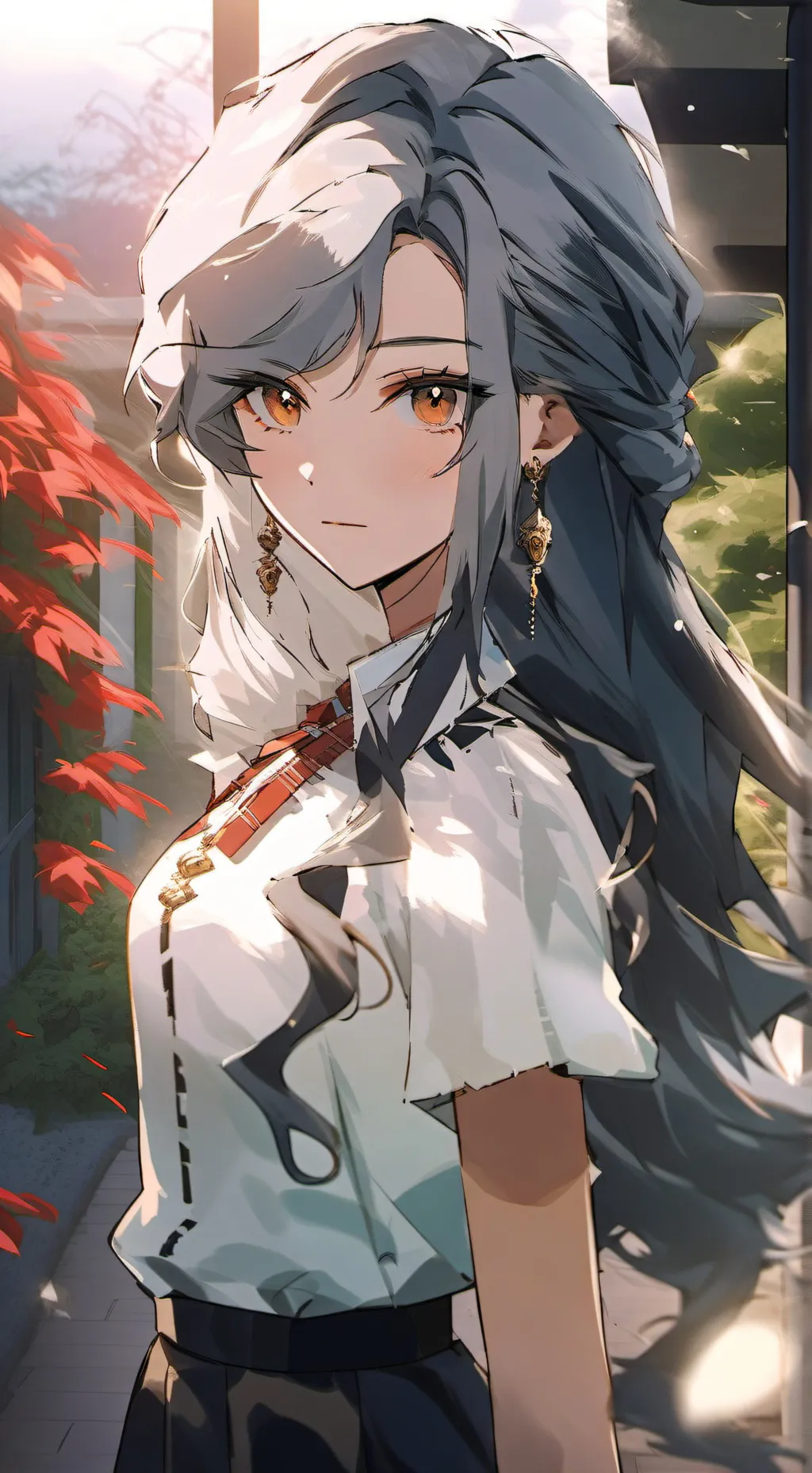 ai character: Mika  background