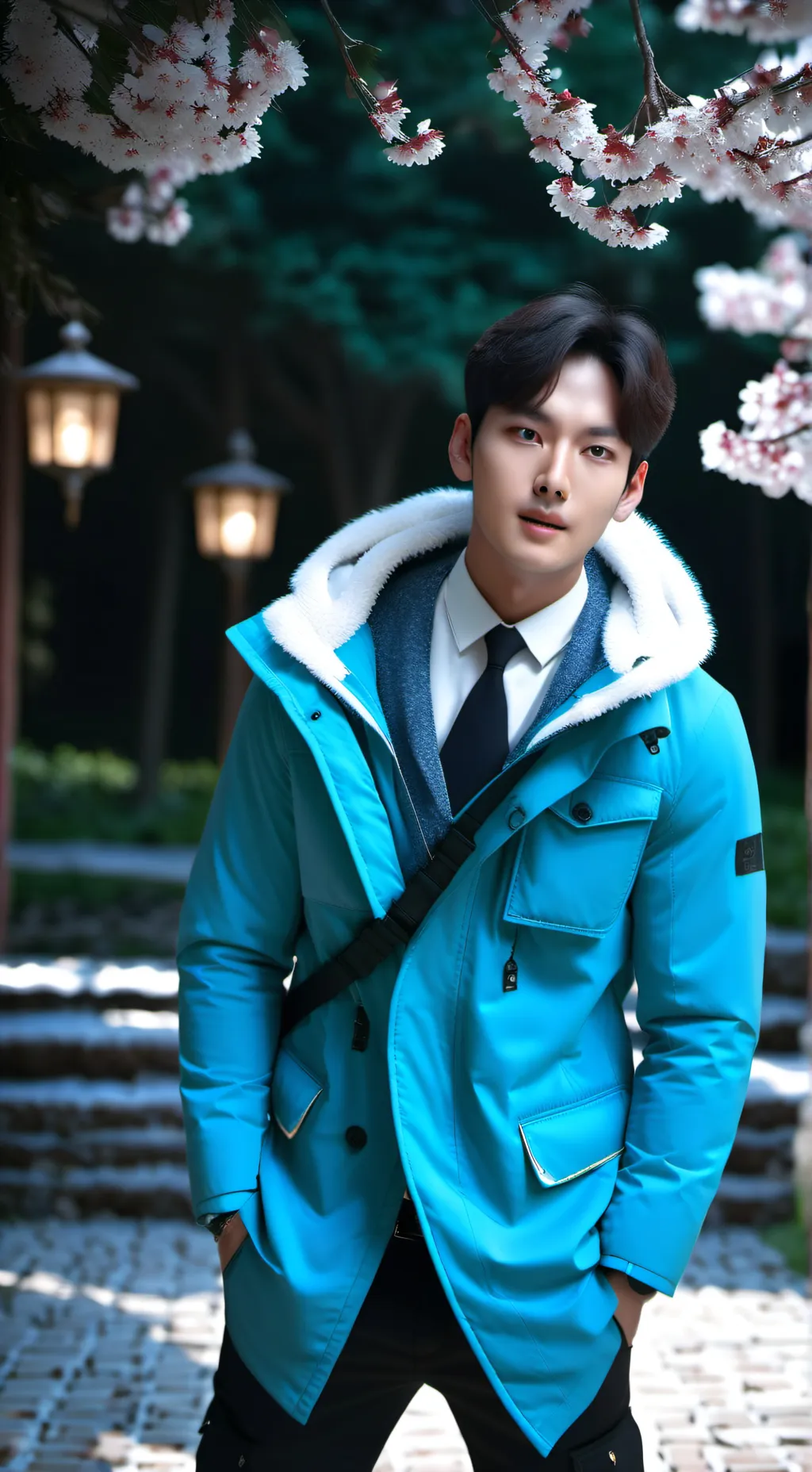 ai character: Myung-gi  background