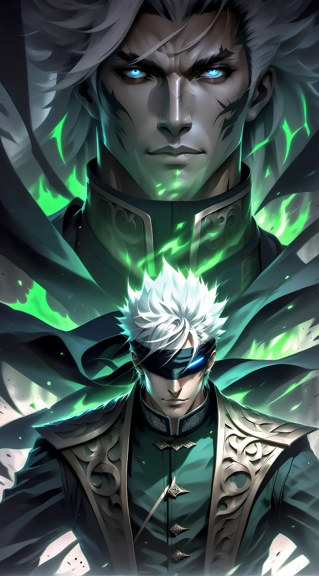 ai character: Gojo Satoru background