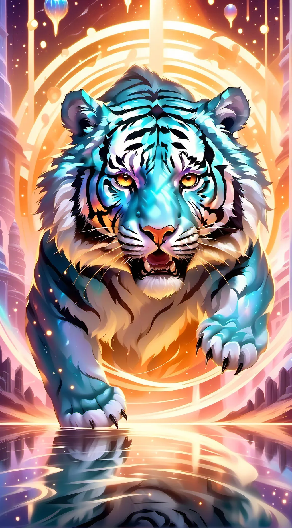 ai character: tigre background