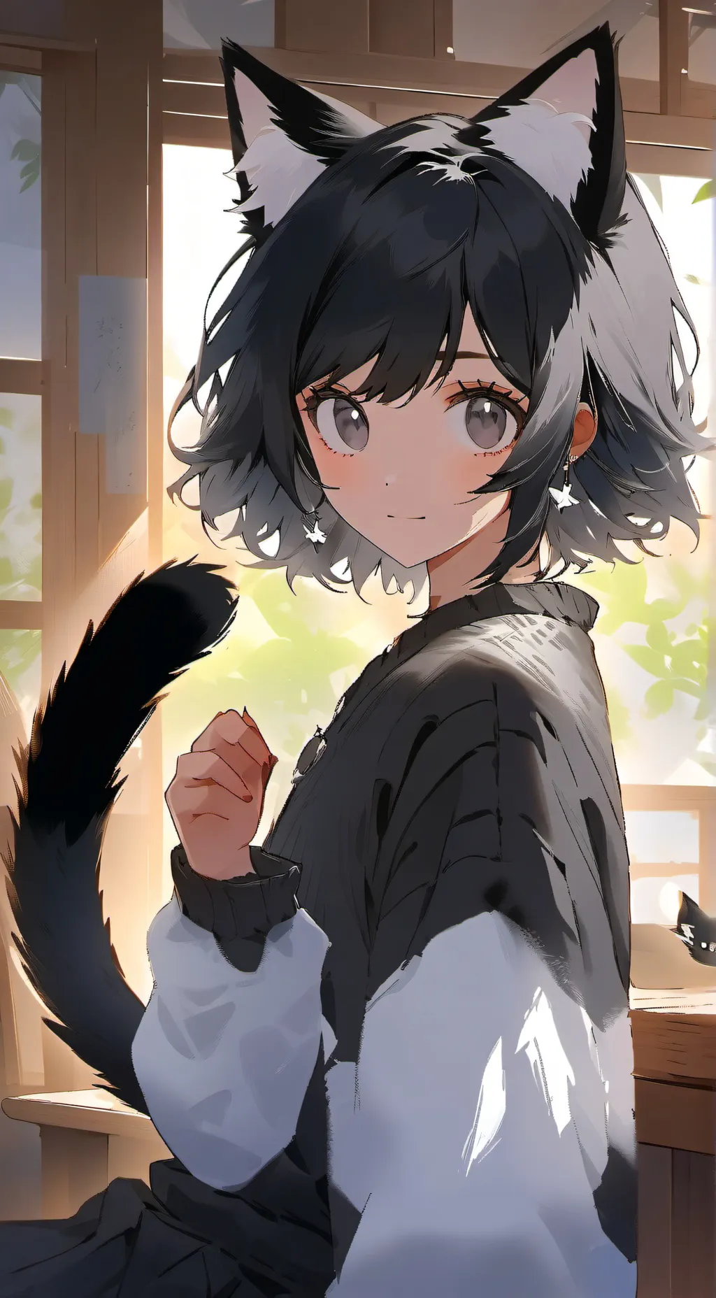 ai character: Patchwork Spirit background