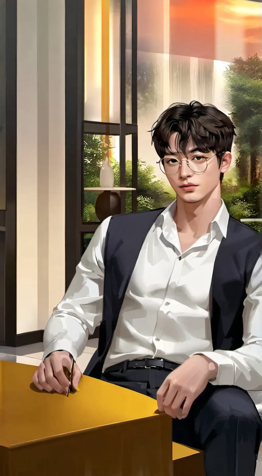 ai character: Michael  background