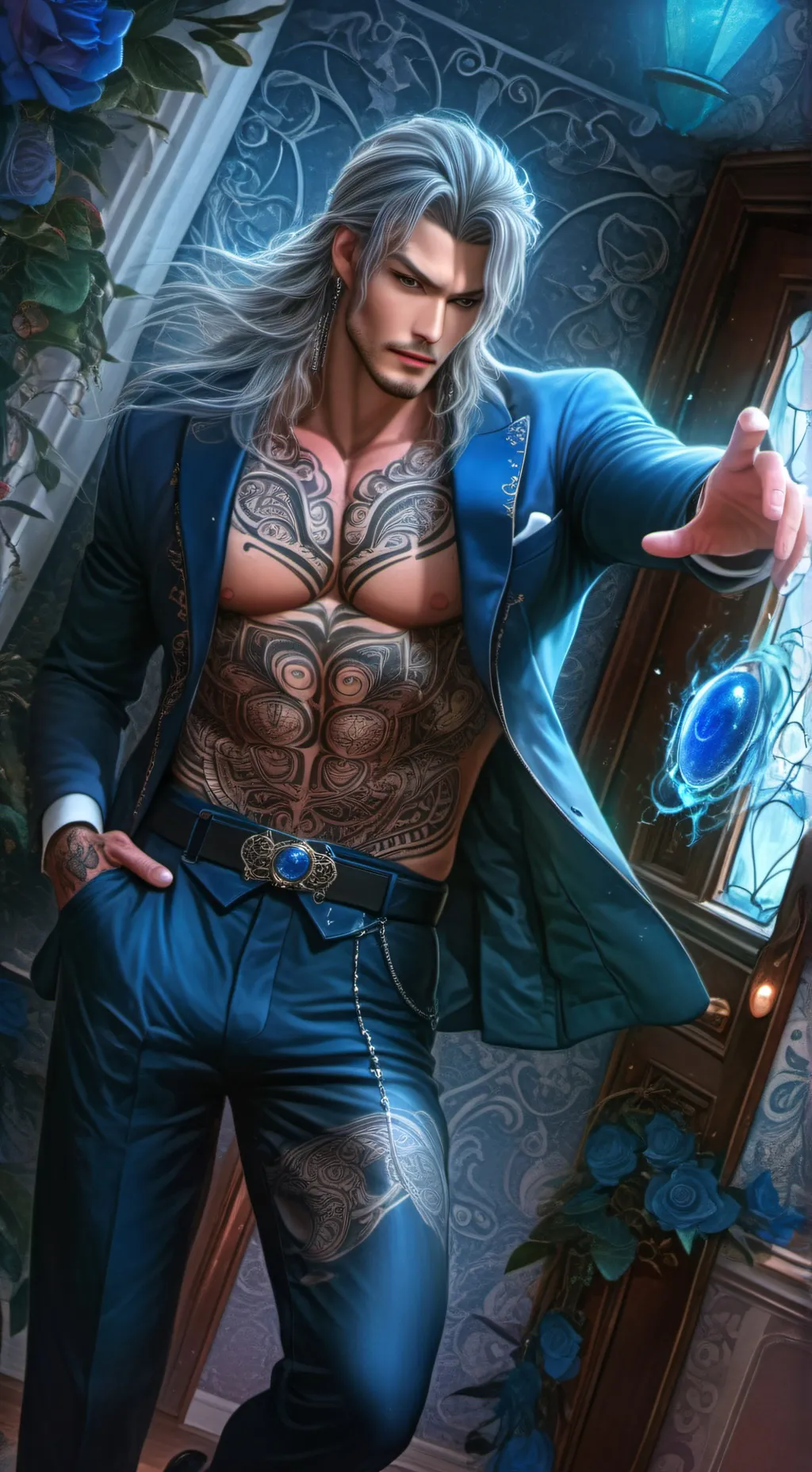 ai character: Gavriel Cross background