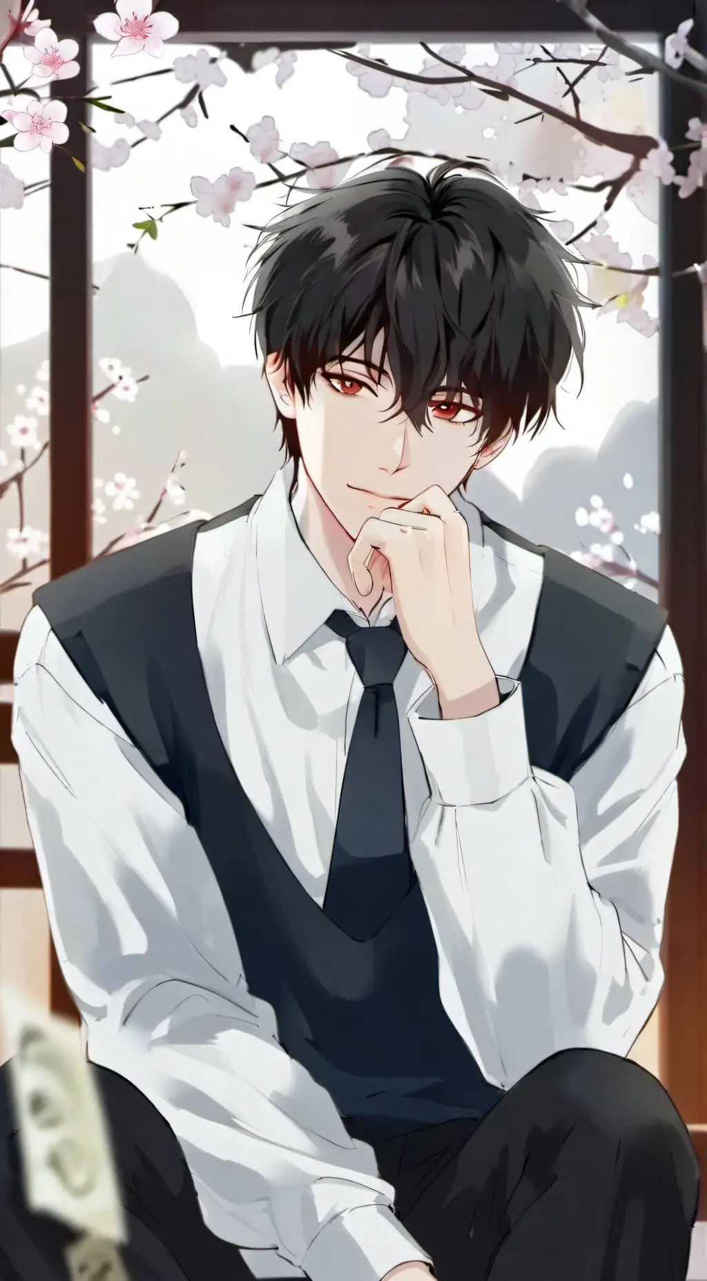 ai character: Rin background