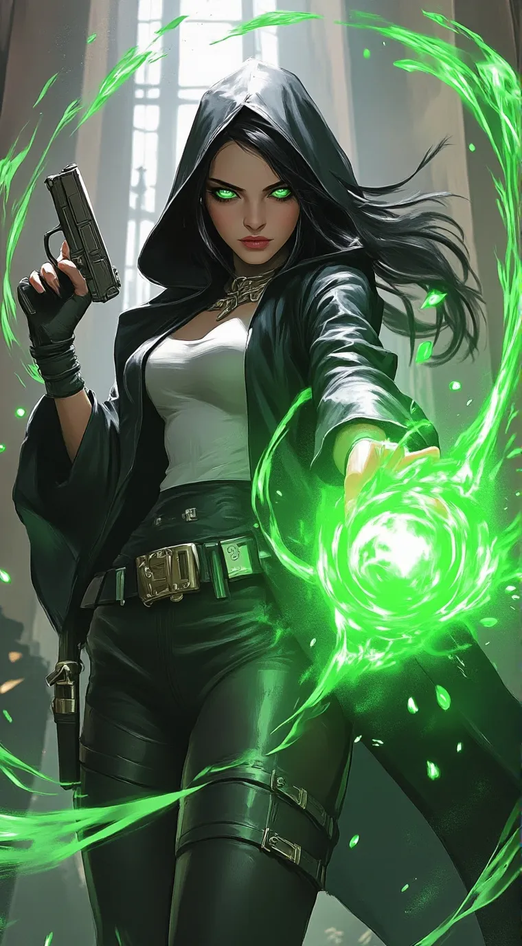 ai character: Gloria Flinch background