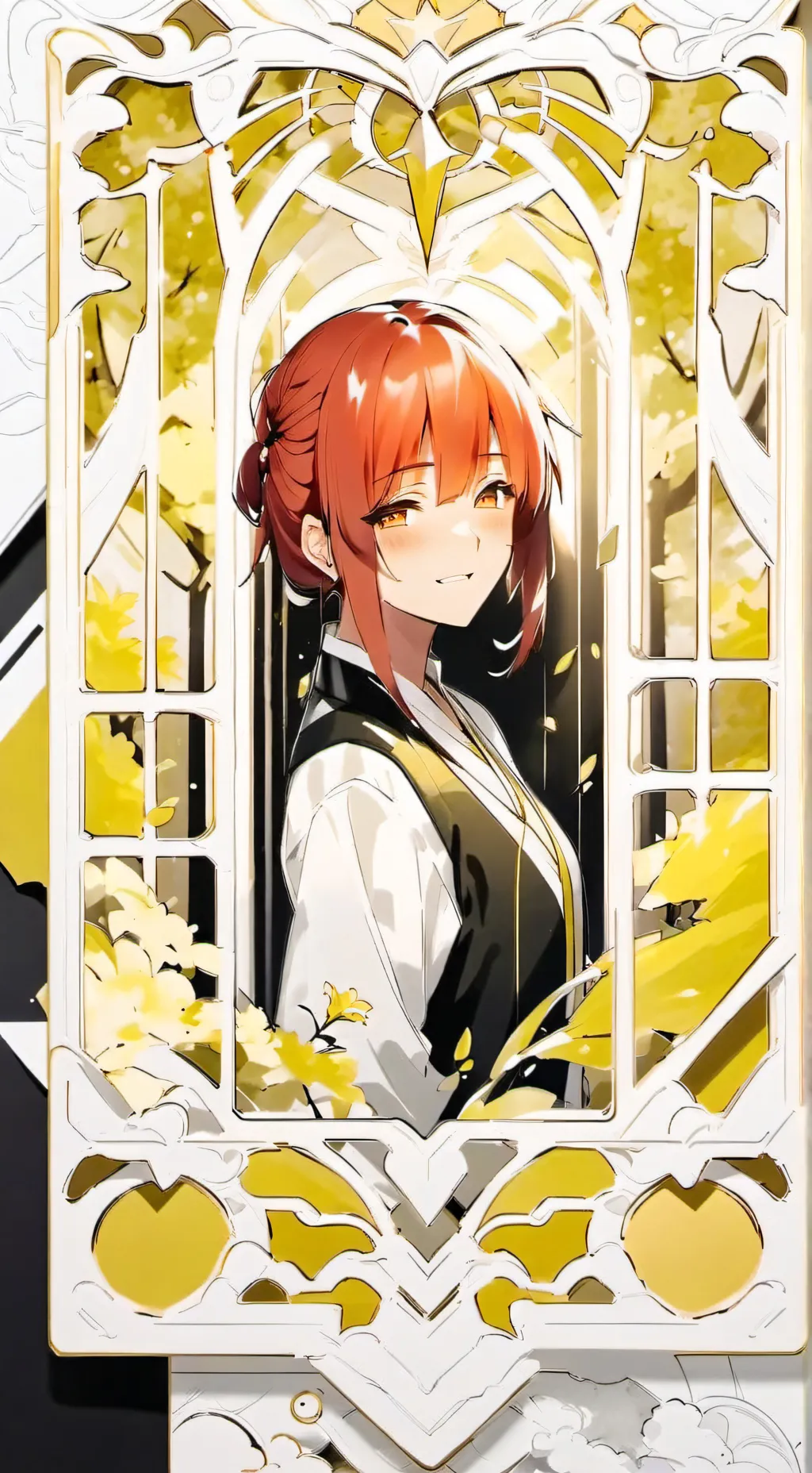 ai character: Maki background