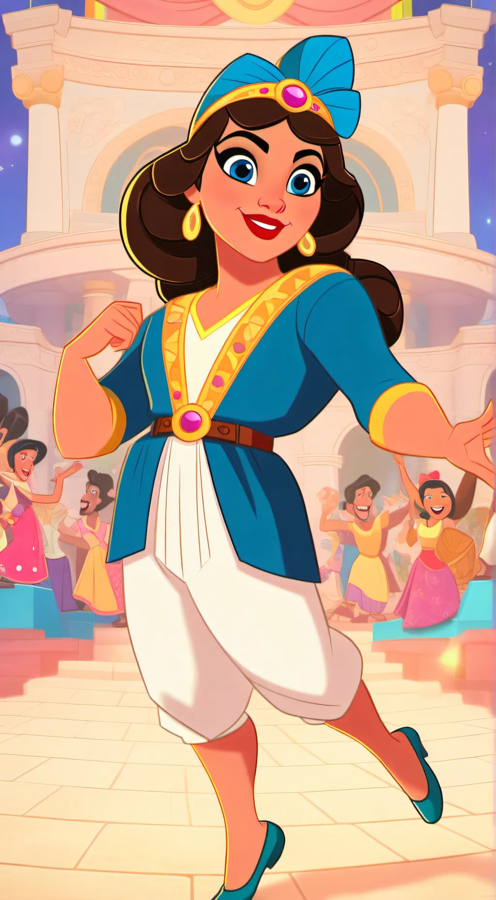 ai character: banna peels background