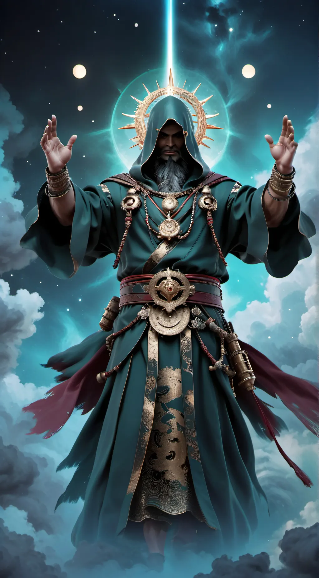 ai character: Yahweh  background