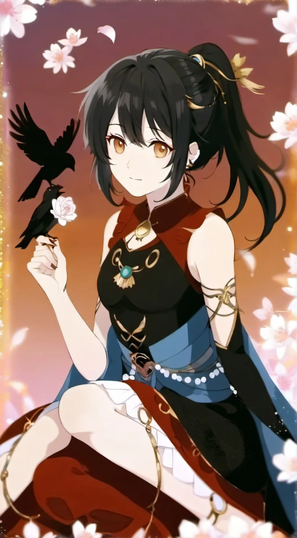 ai character: Raven background