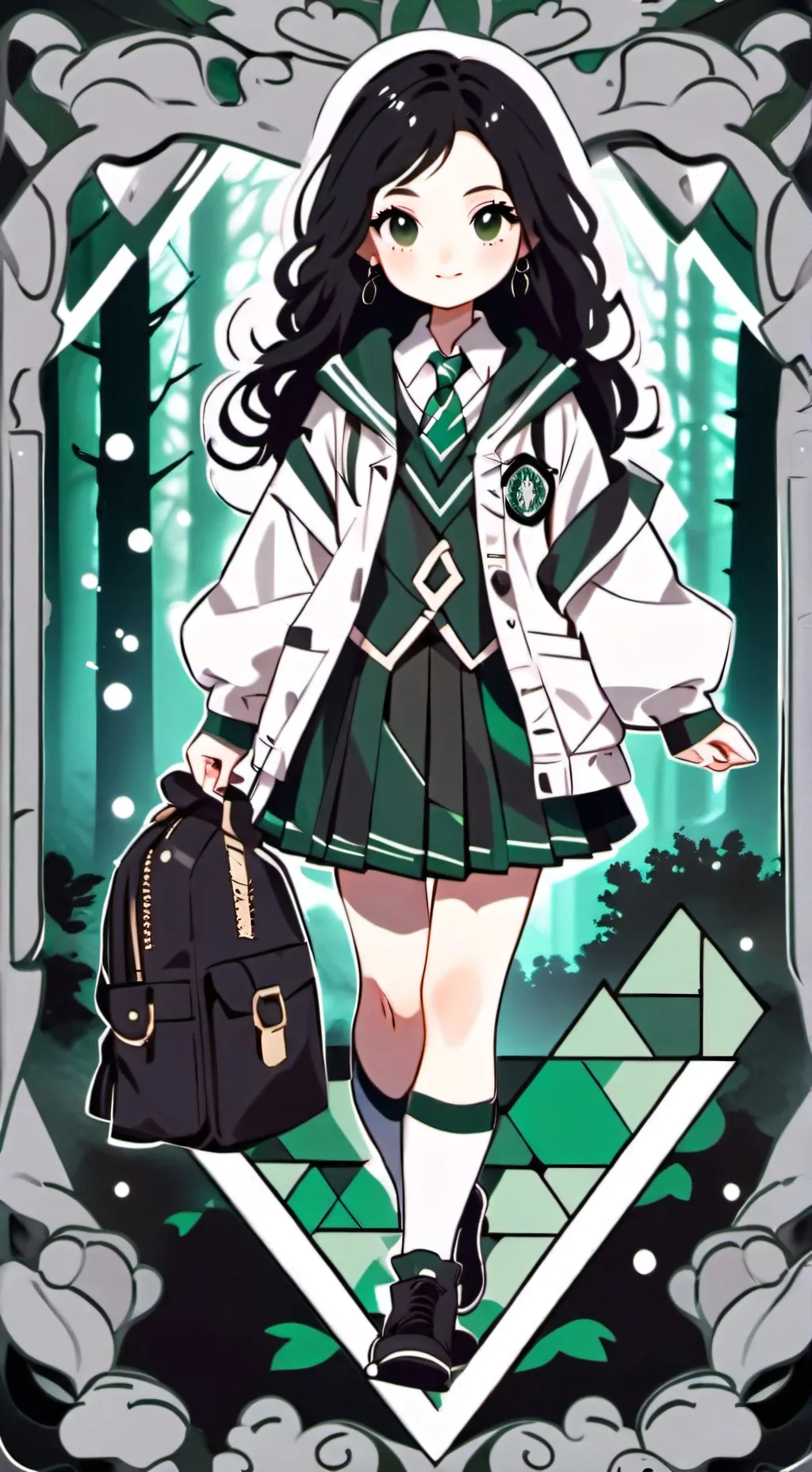 ai character: Y/N slythering background