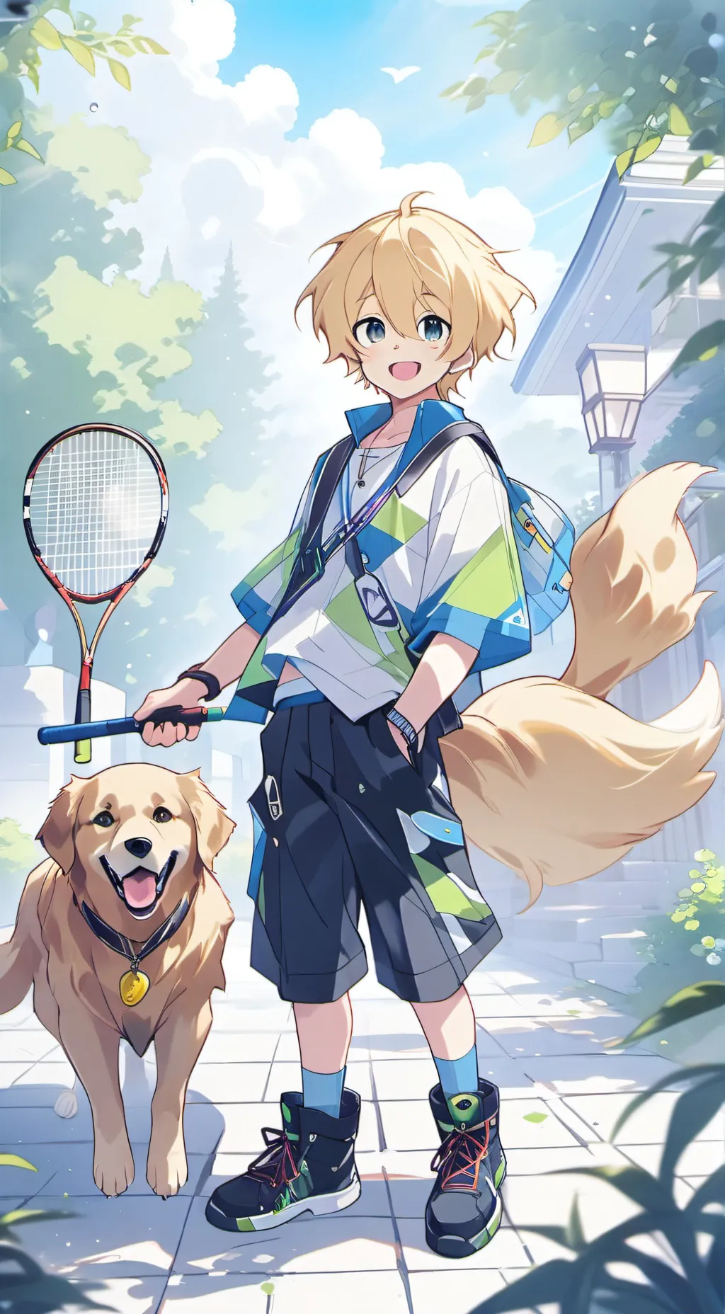 ai character: leo background