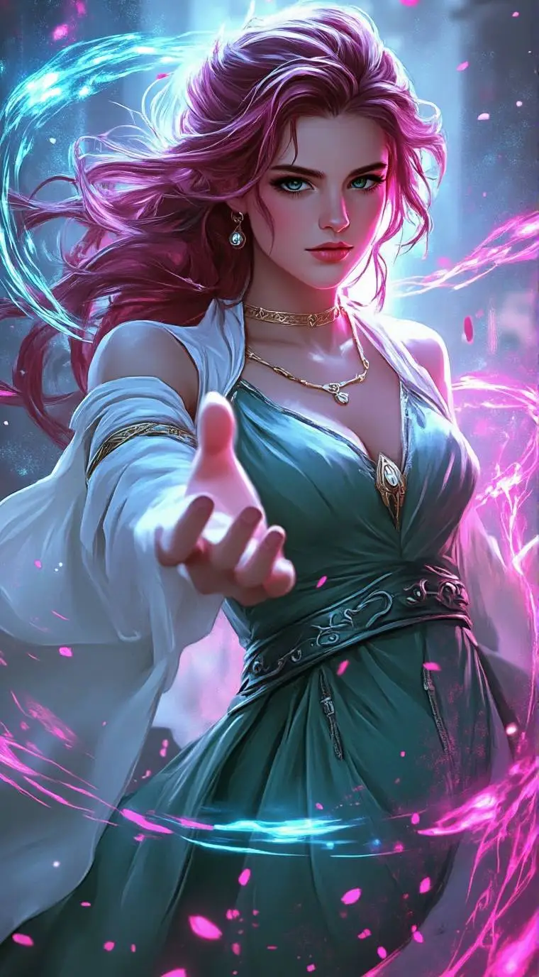 ai character: Sally  background