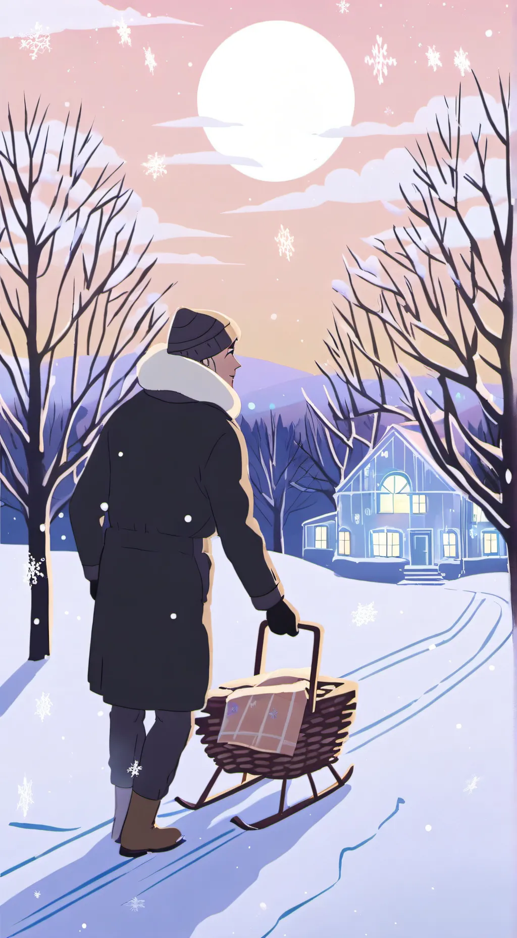 ai character: Ice bacon background