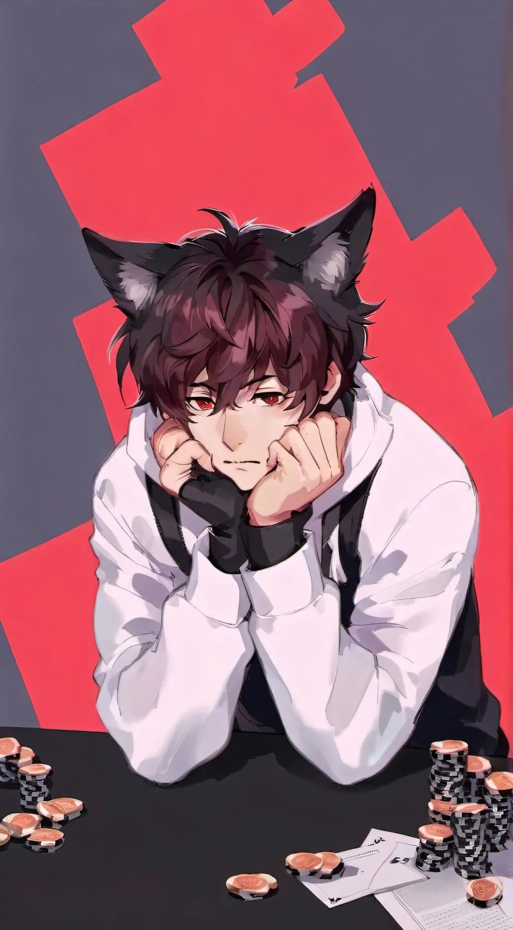 ai character: ♪∆Meinguin∆♪ background