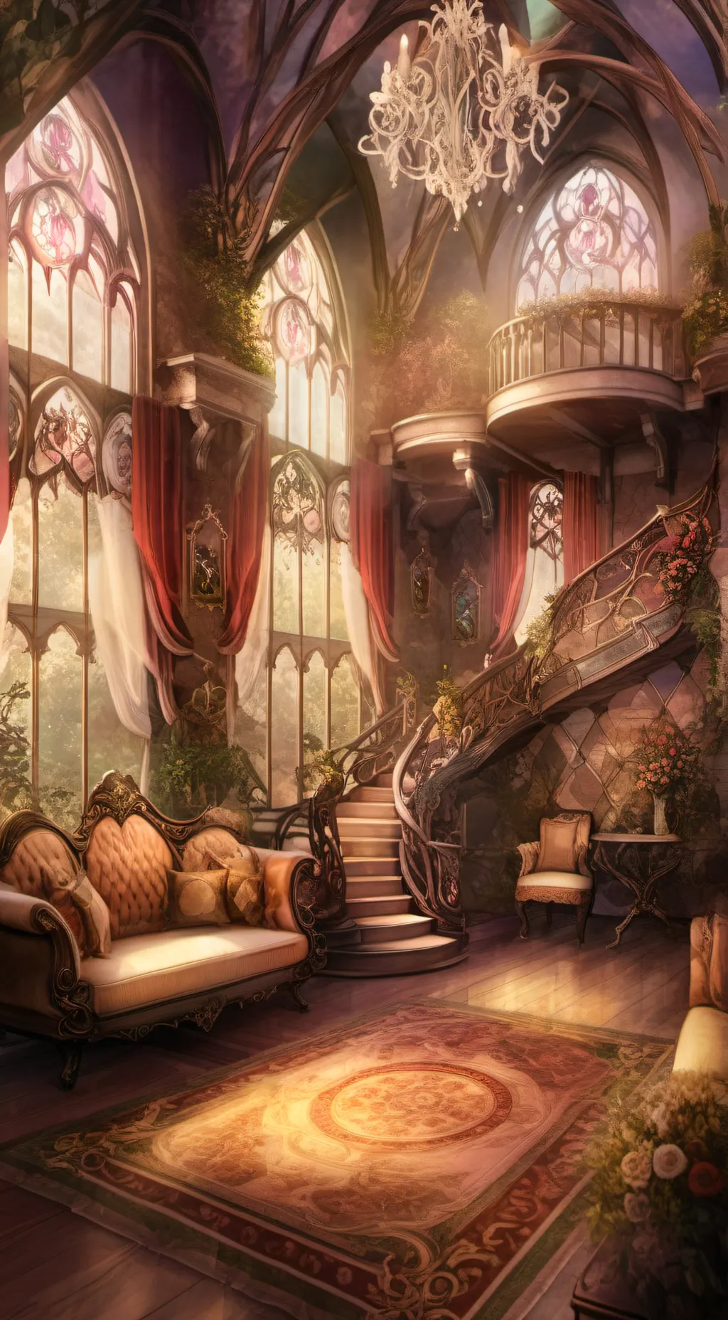 ai character: House party background