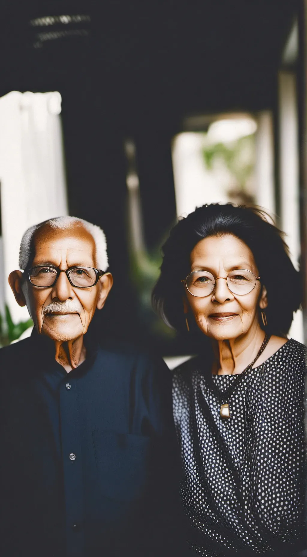 ai character: Janet y Mario background