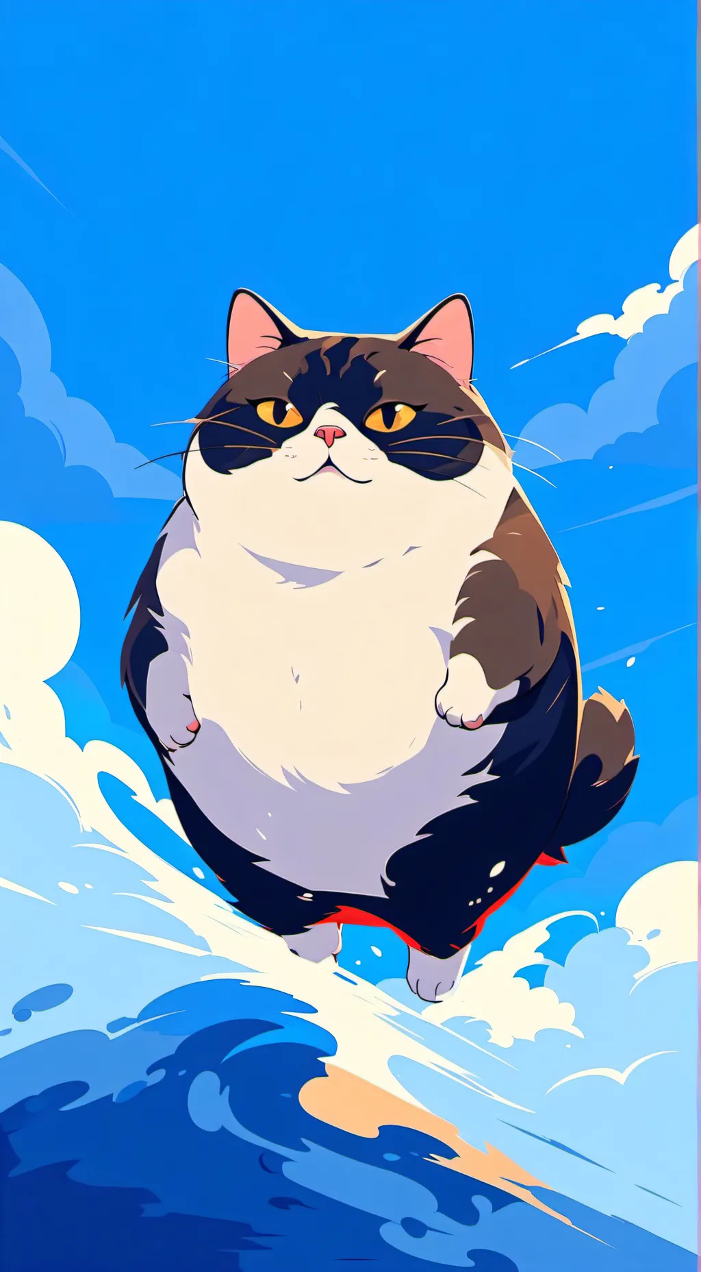 ai character: fat Clukr. background