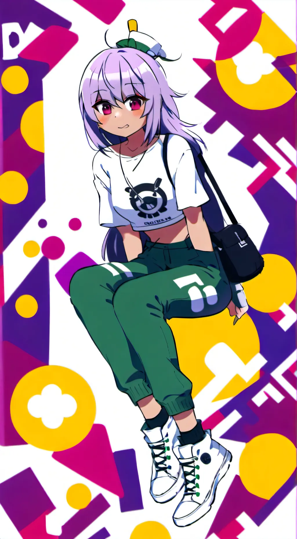 ai character: izabelle  background