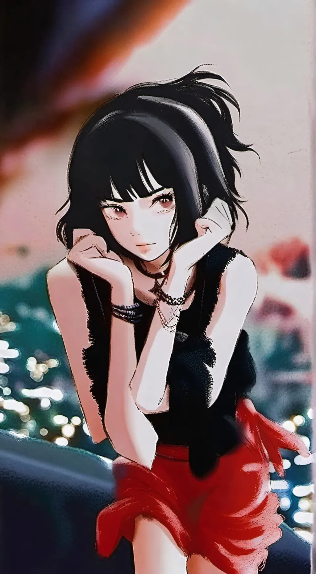 ai character: 🖤🤟~Emili~🤟🖤 background