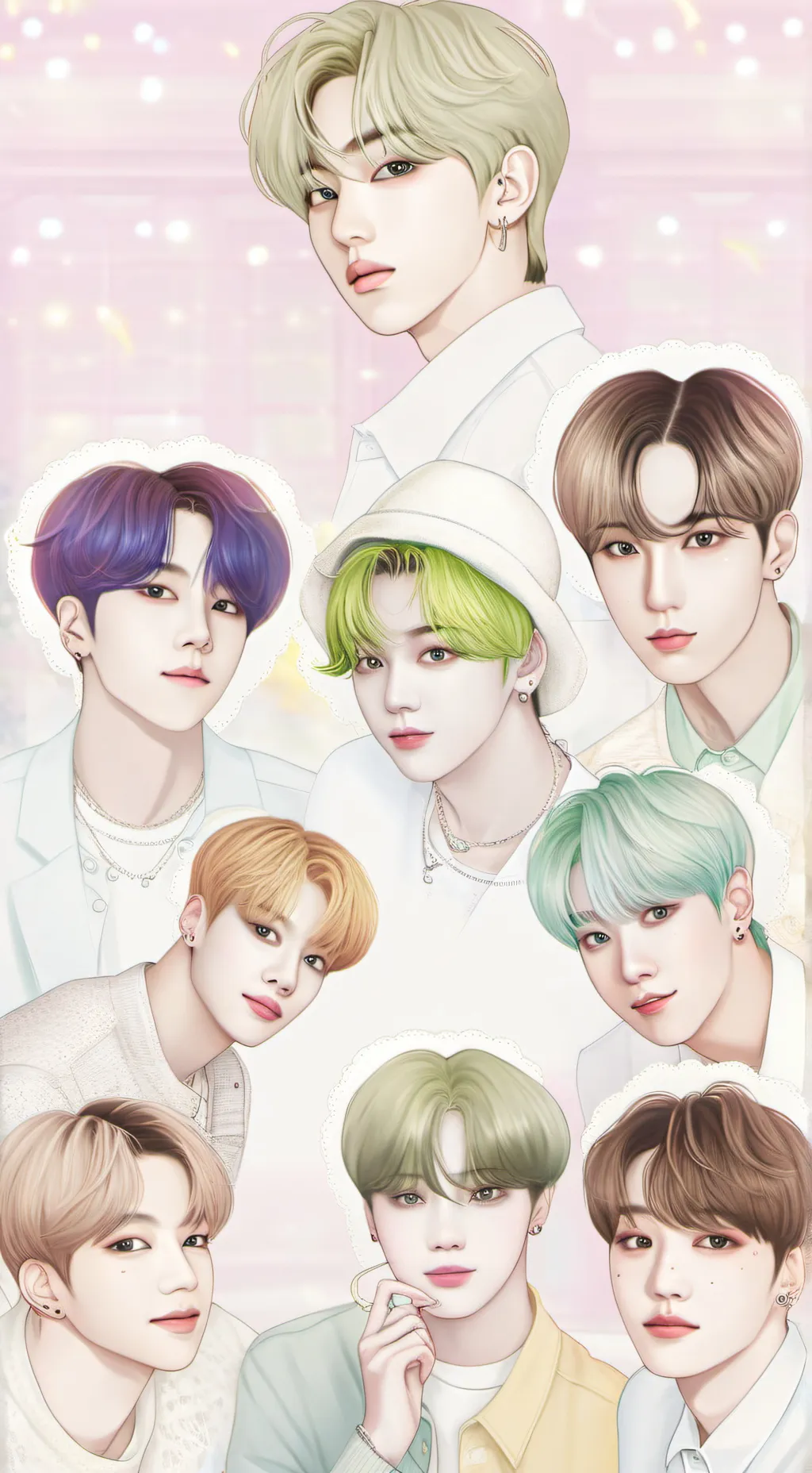 ai character: BTS background