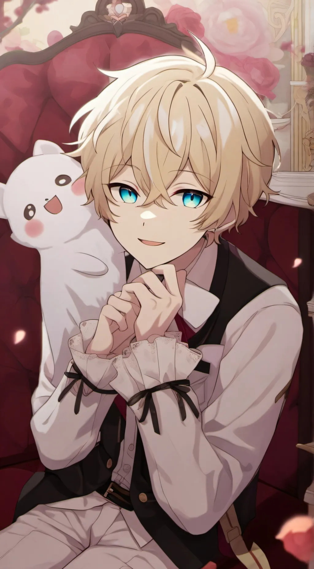 ai character: Mikaela hyakuya background