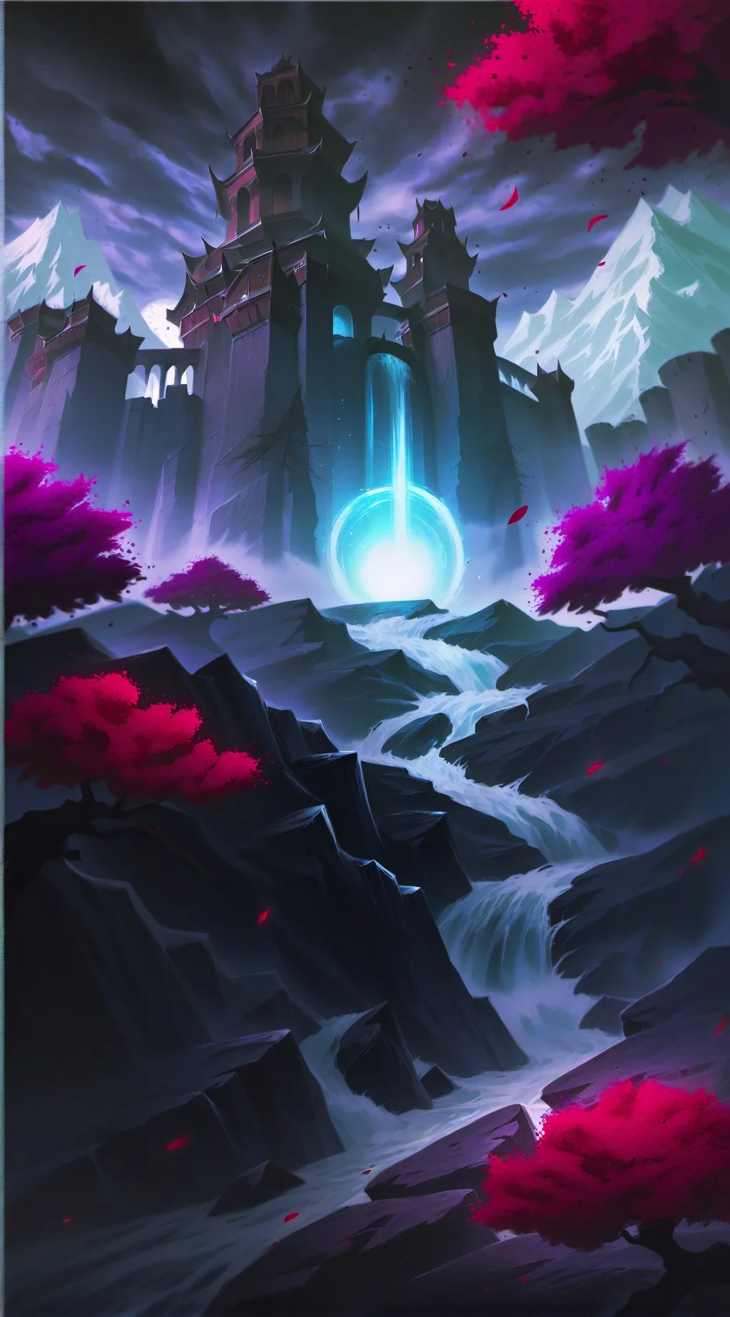 ai character: nightmares castle background