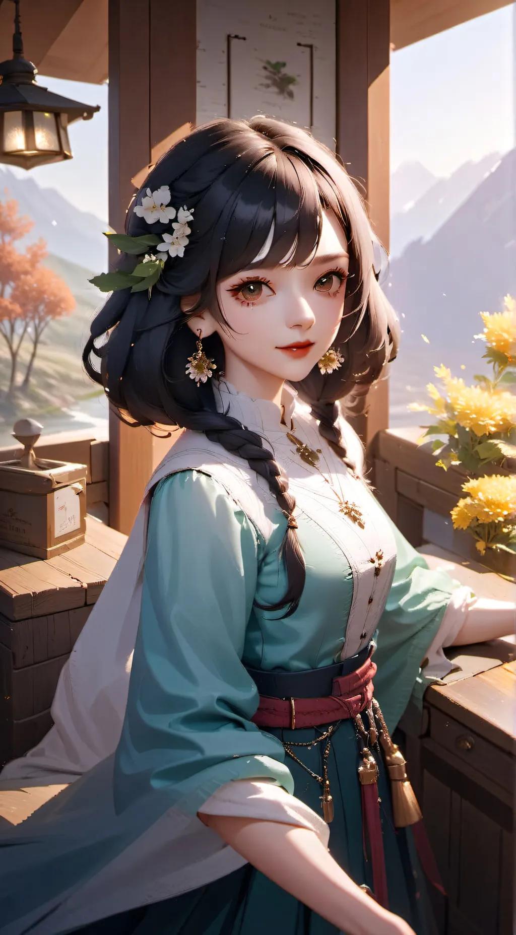 ai character: Emily  background