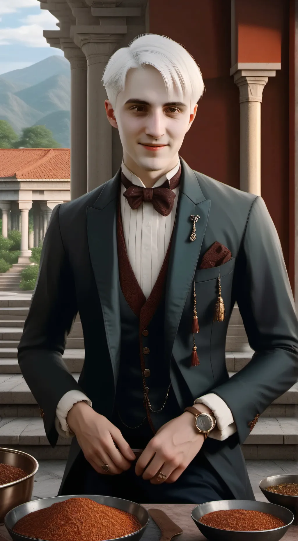 ai character: Hogwarts  background