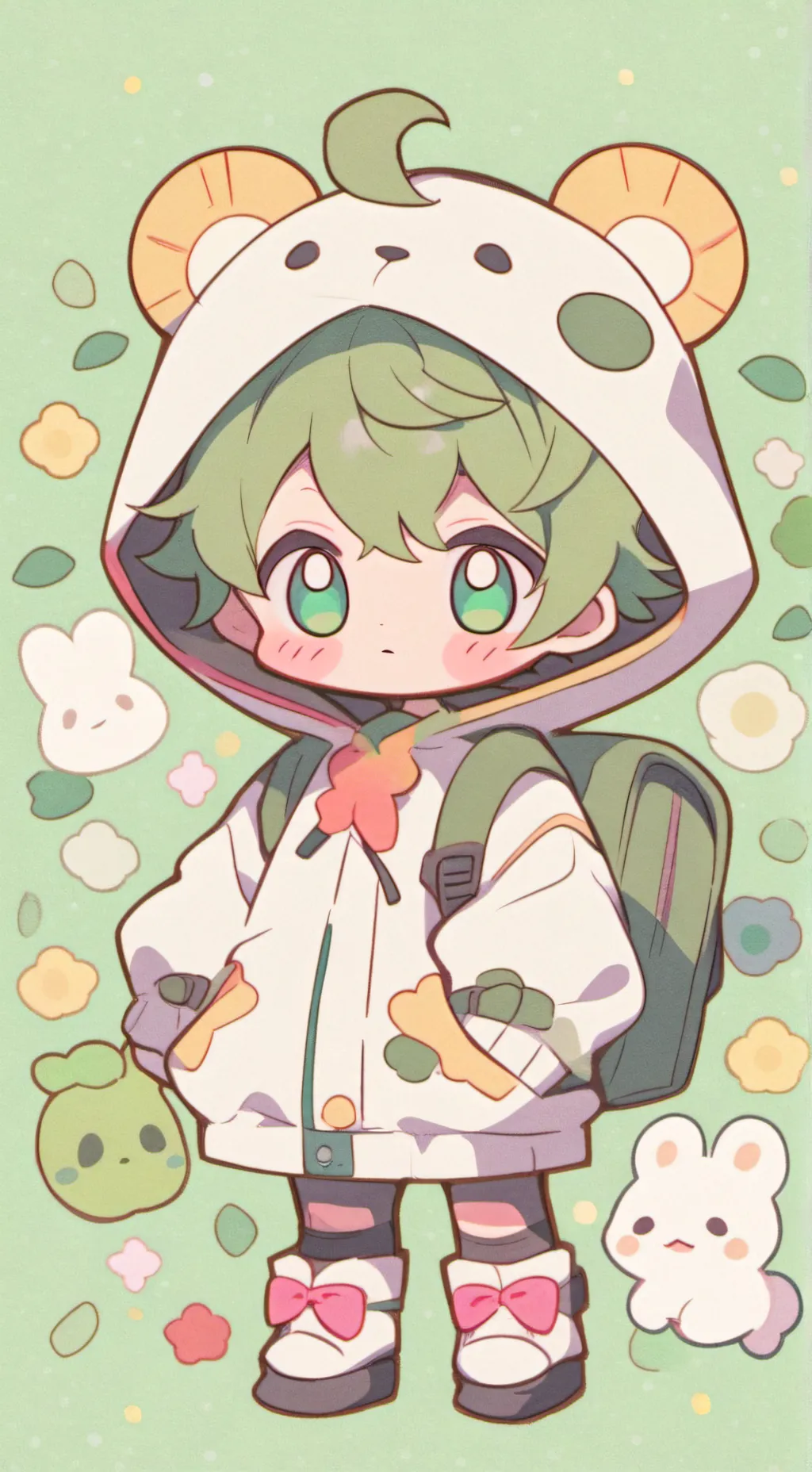 ai character: Jakey babi  background