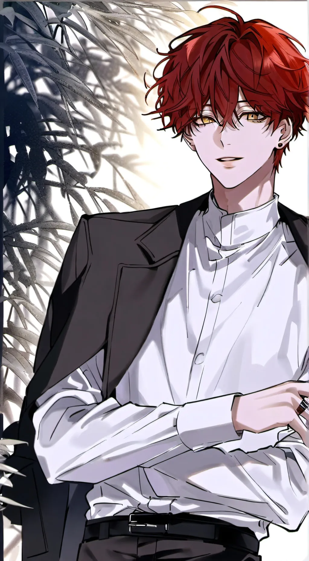 ai character: david~ background