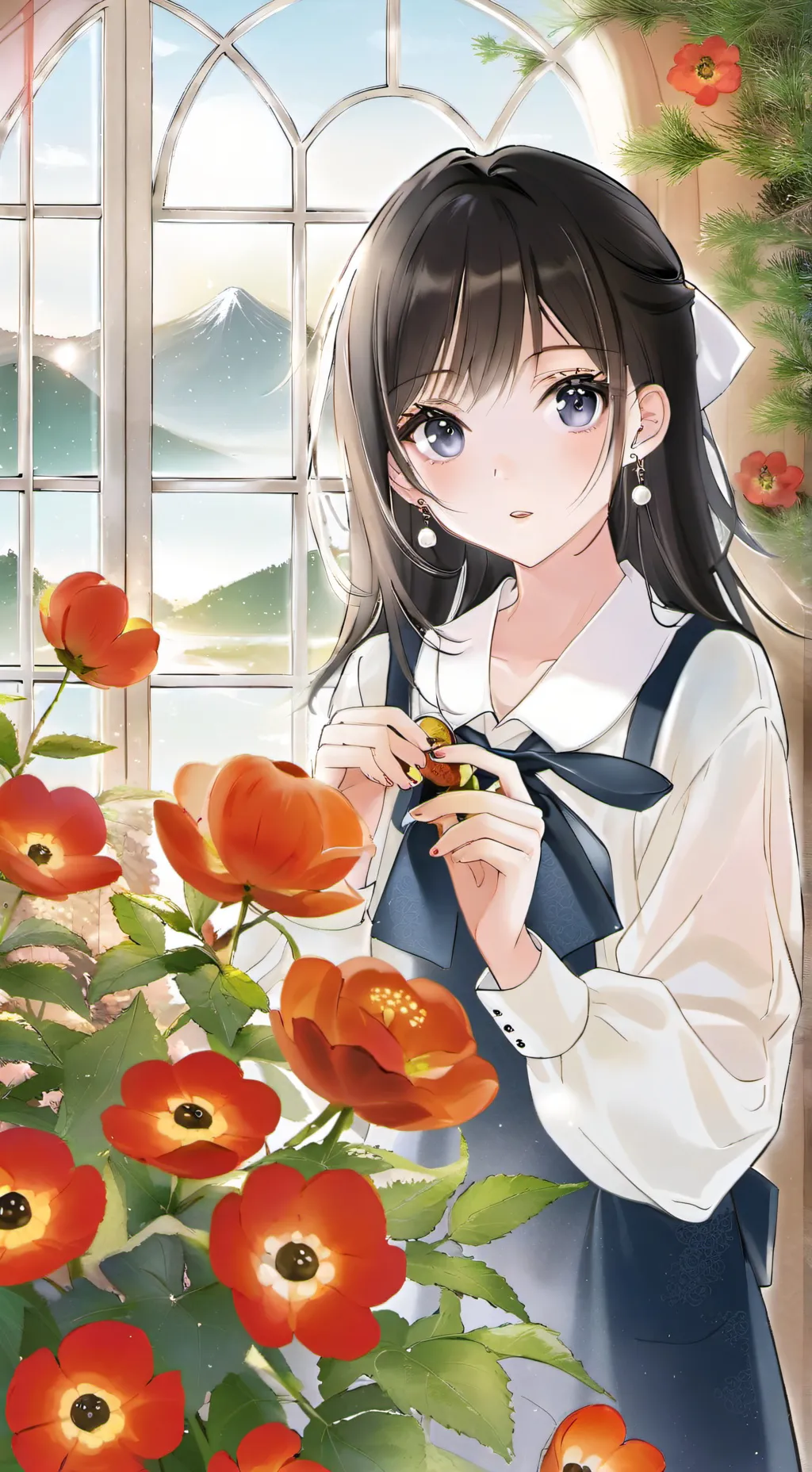 ai character: Luna background