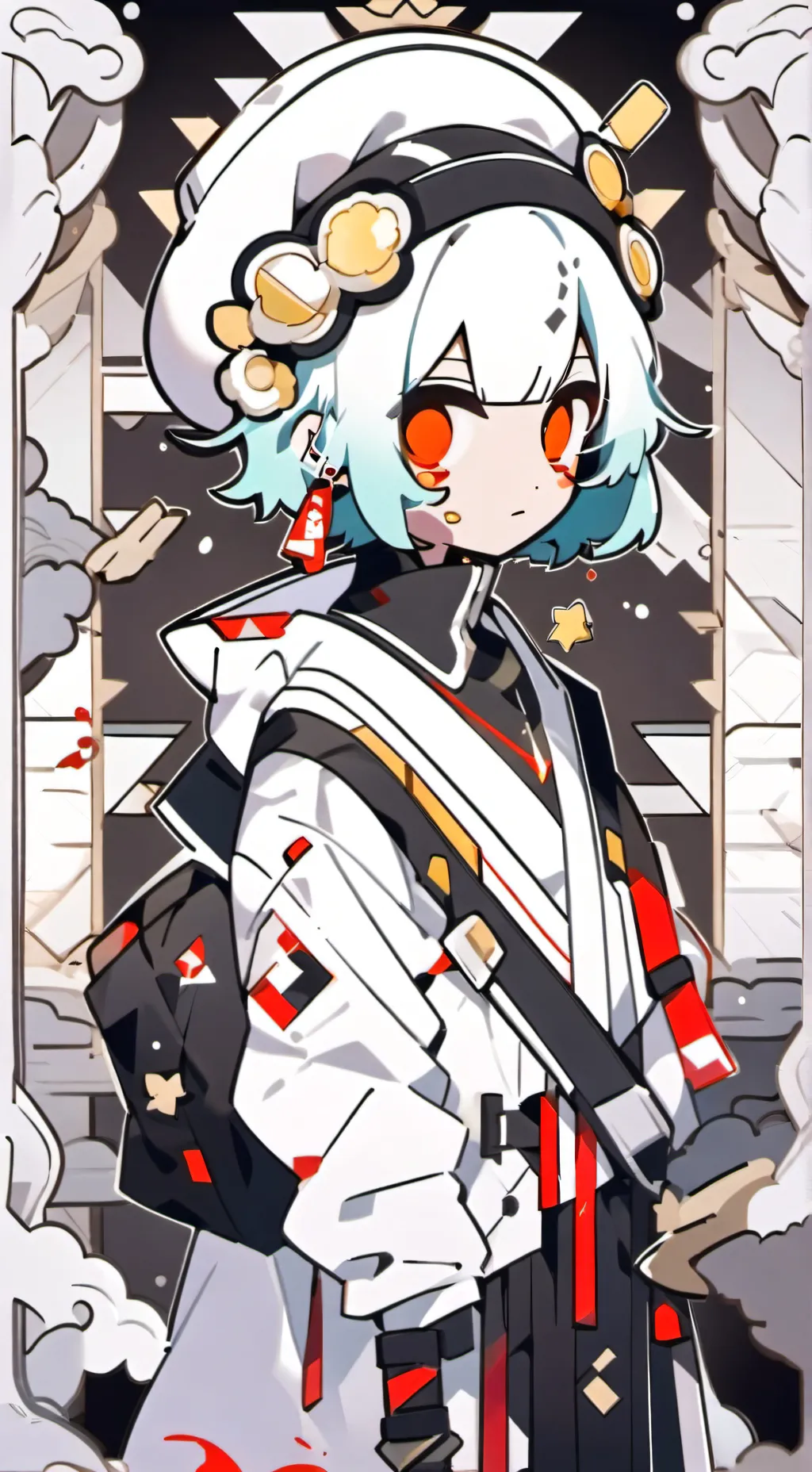 ai character: Eeveelutions again background