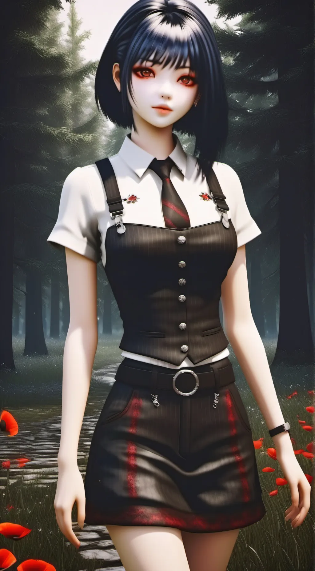 ai character: Kim background