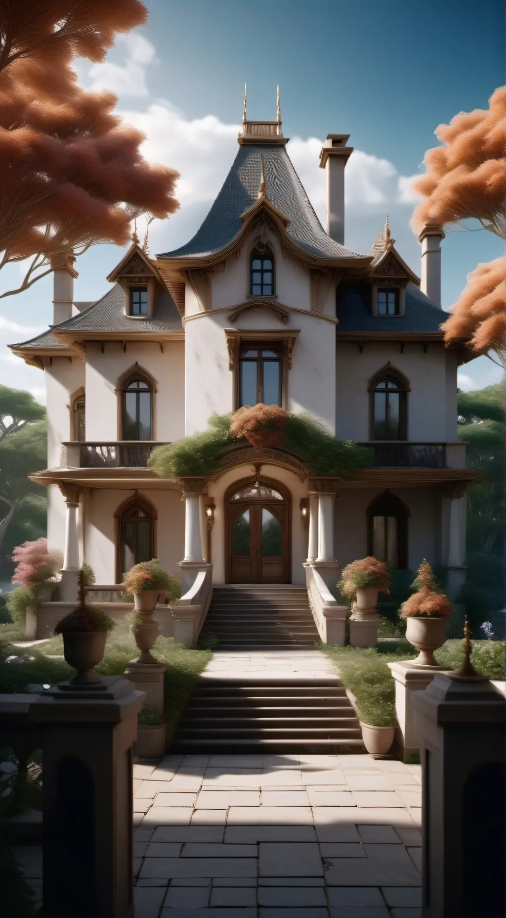 ai character: Hybrid Sanctuary background