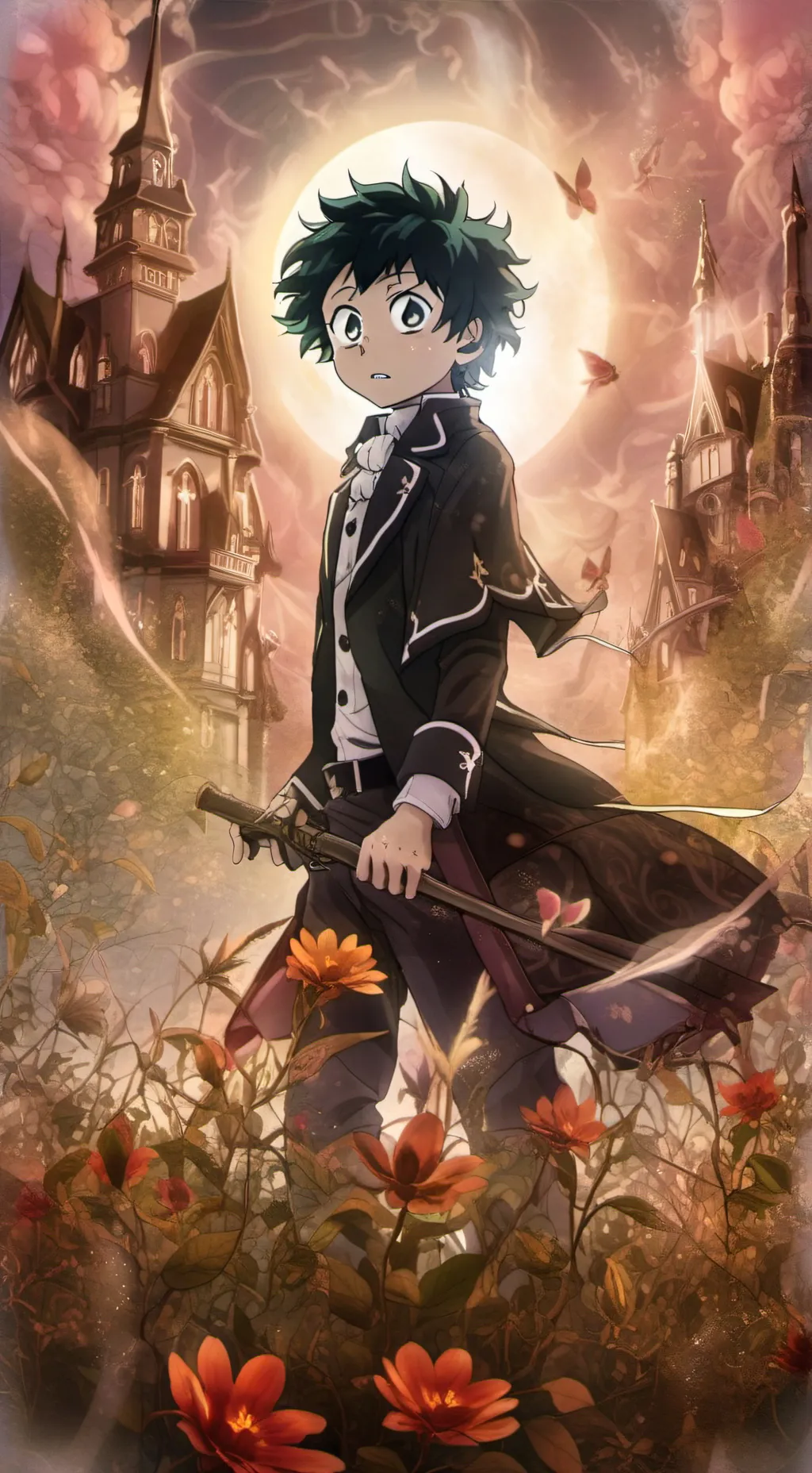 ai character: deku background