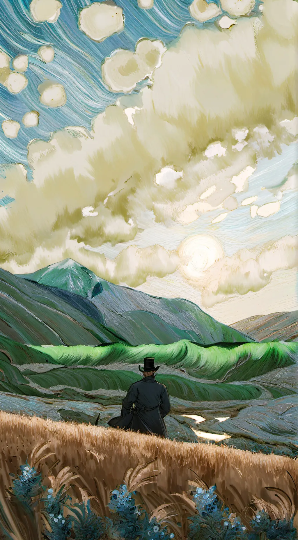 ai character: Alexander  background