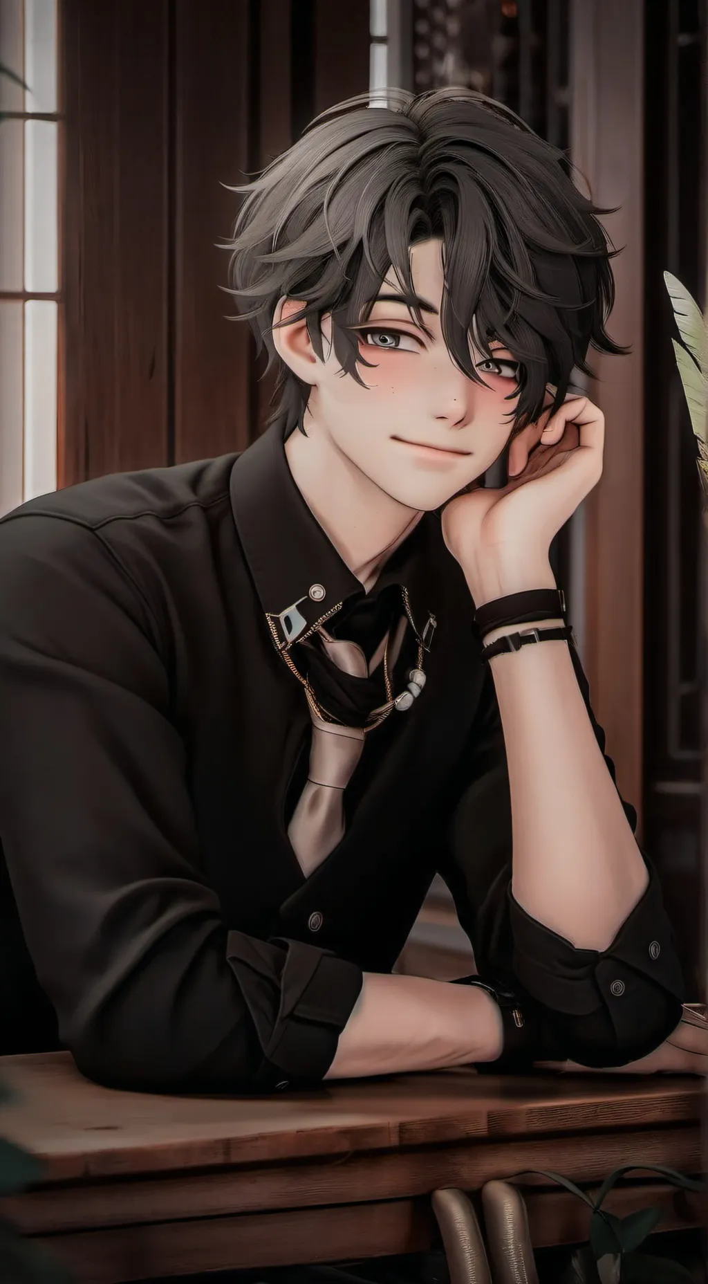 ai character: Martin  background