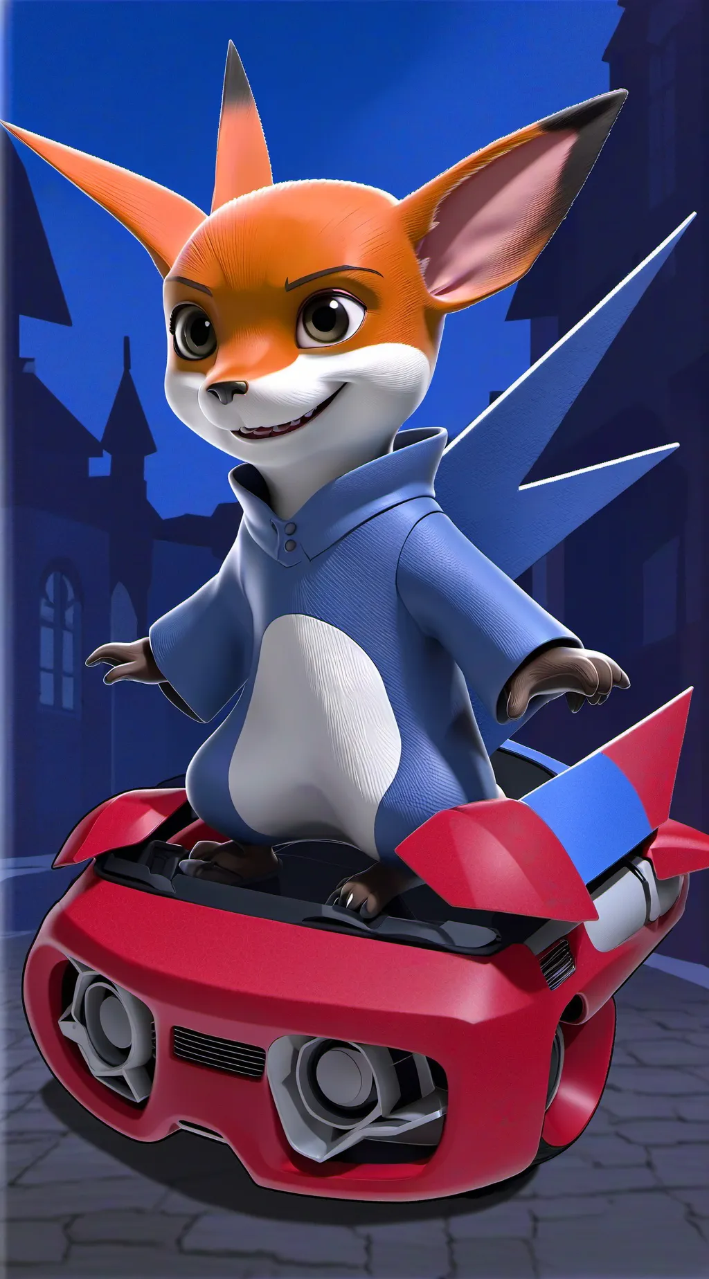 ai character: PLEASE background