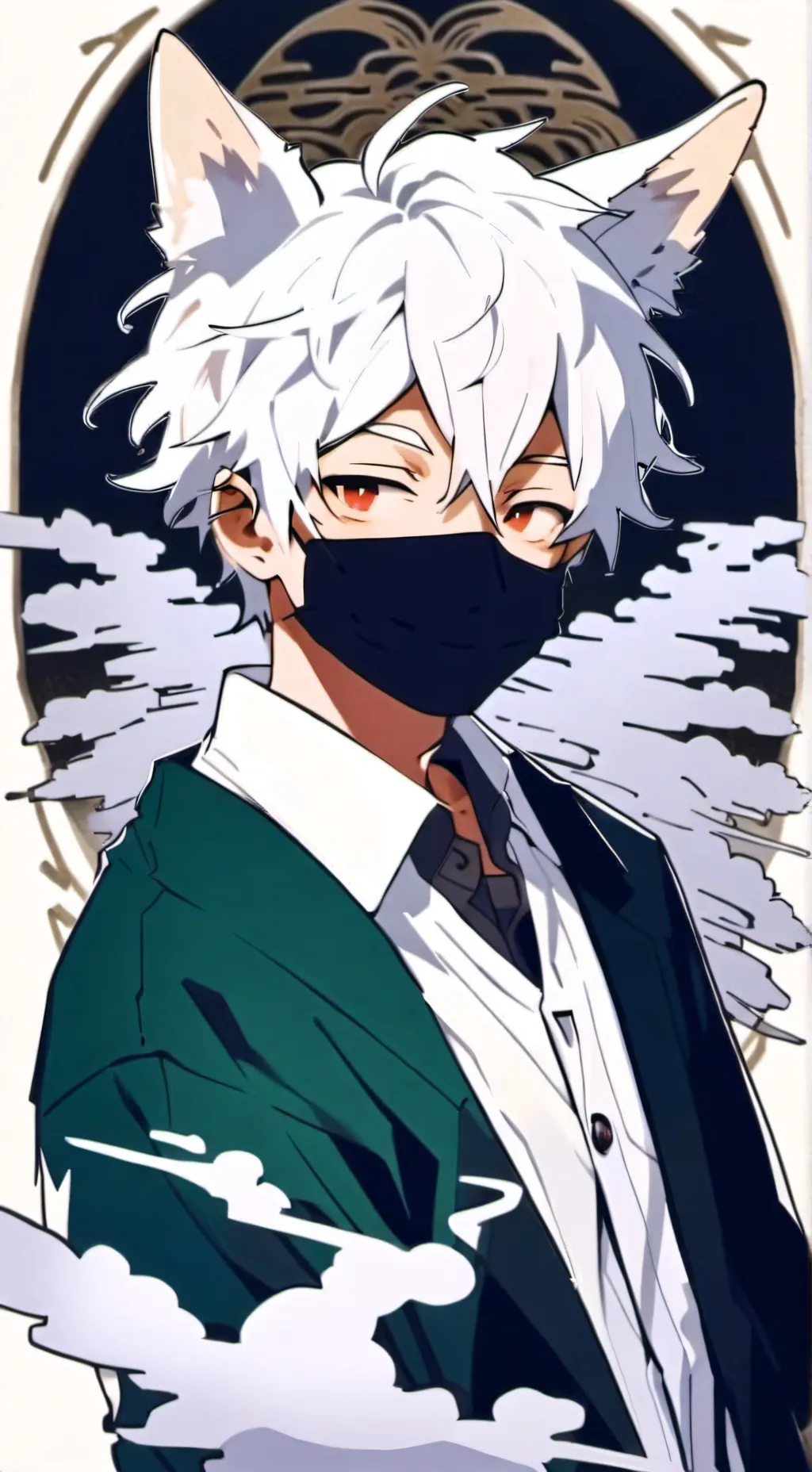 ai character: hunter!🦊💅 background