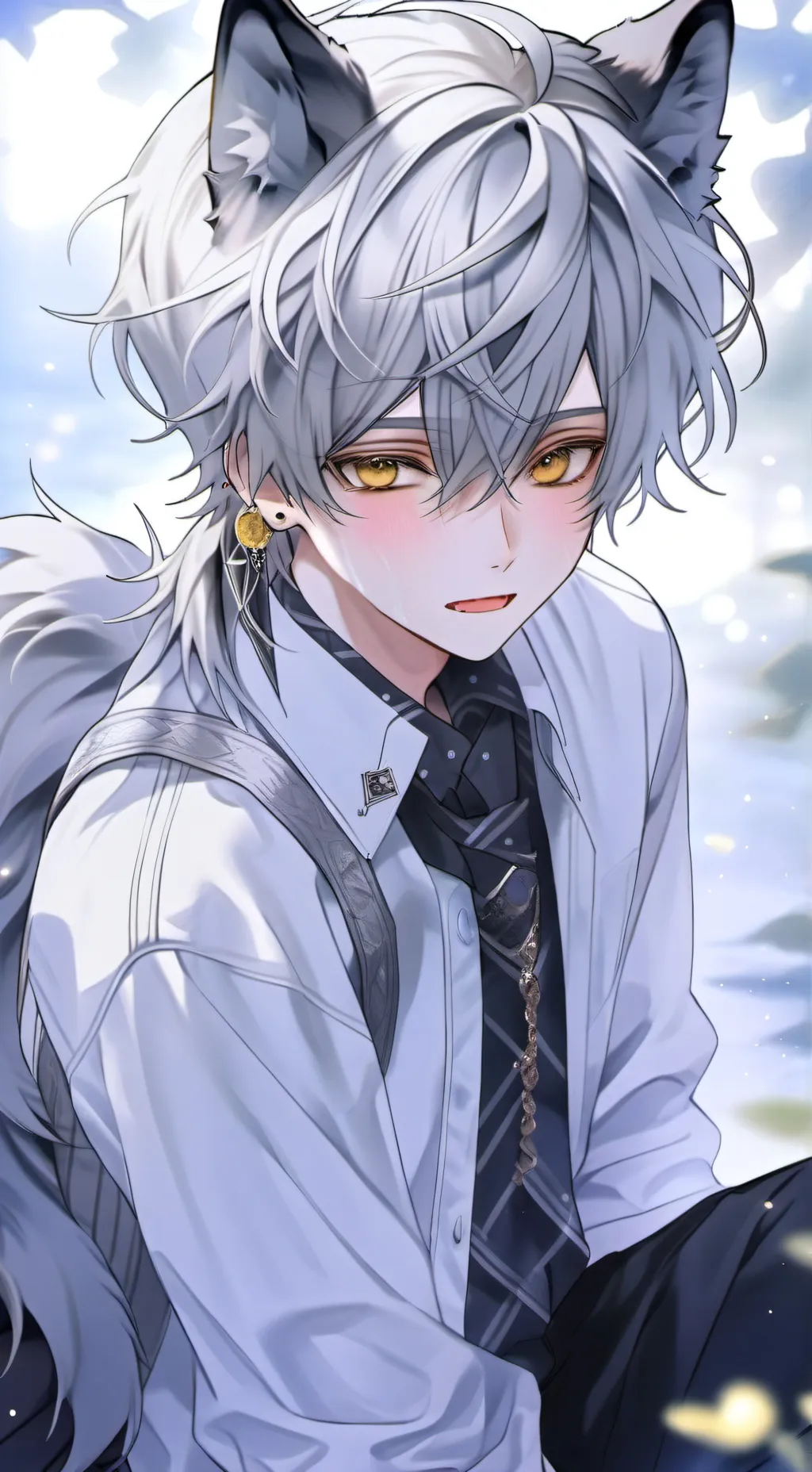 ai character: Messed up  background