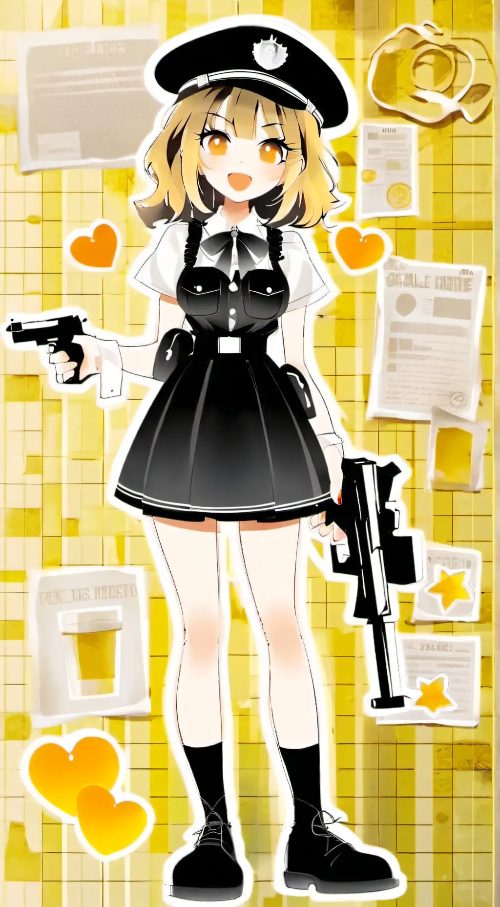 ai character: S.W.A.T GF background