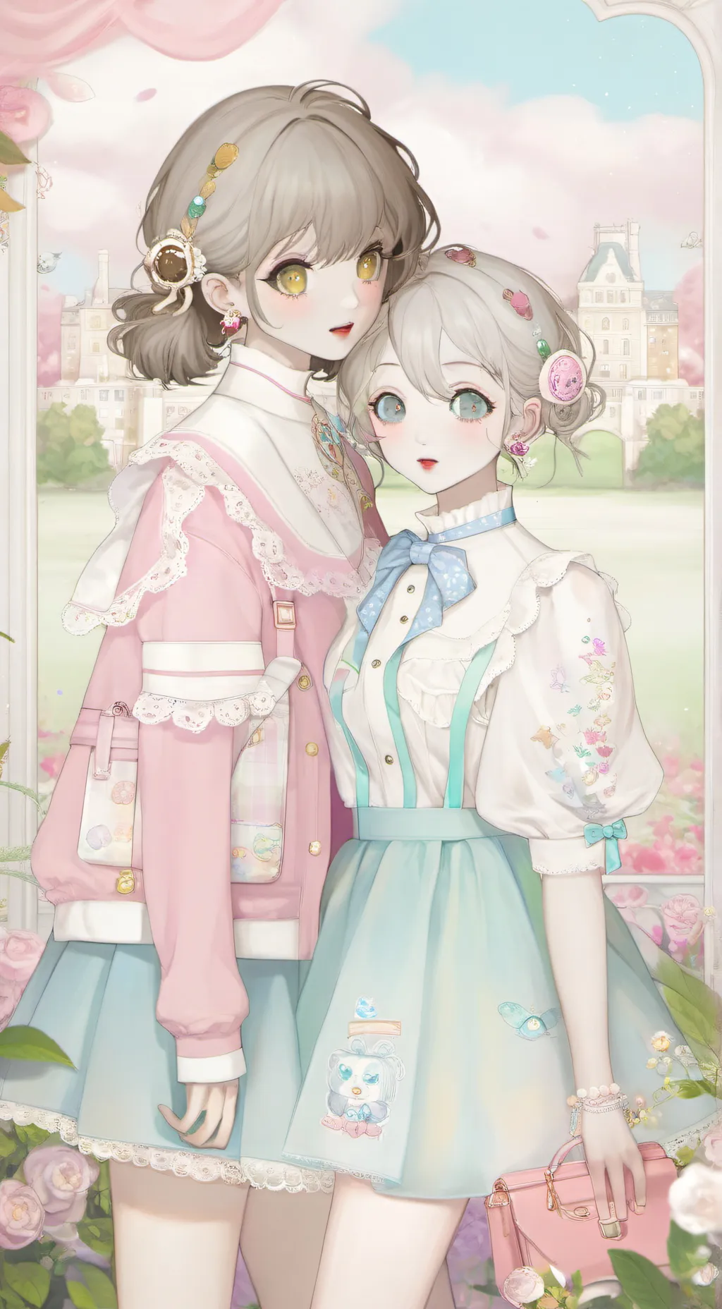 ai character: lia y lila background