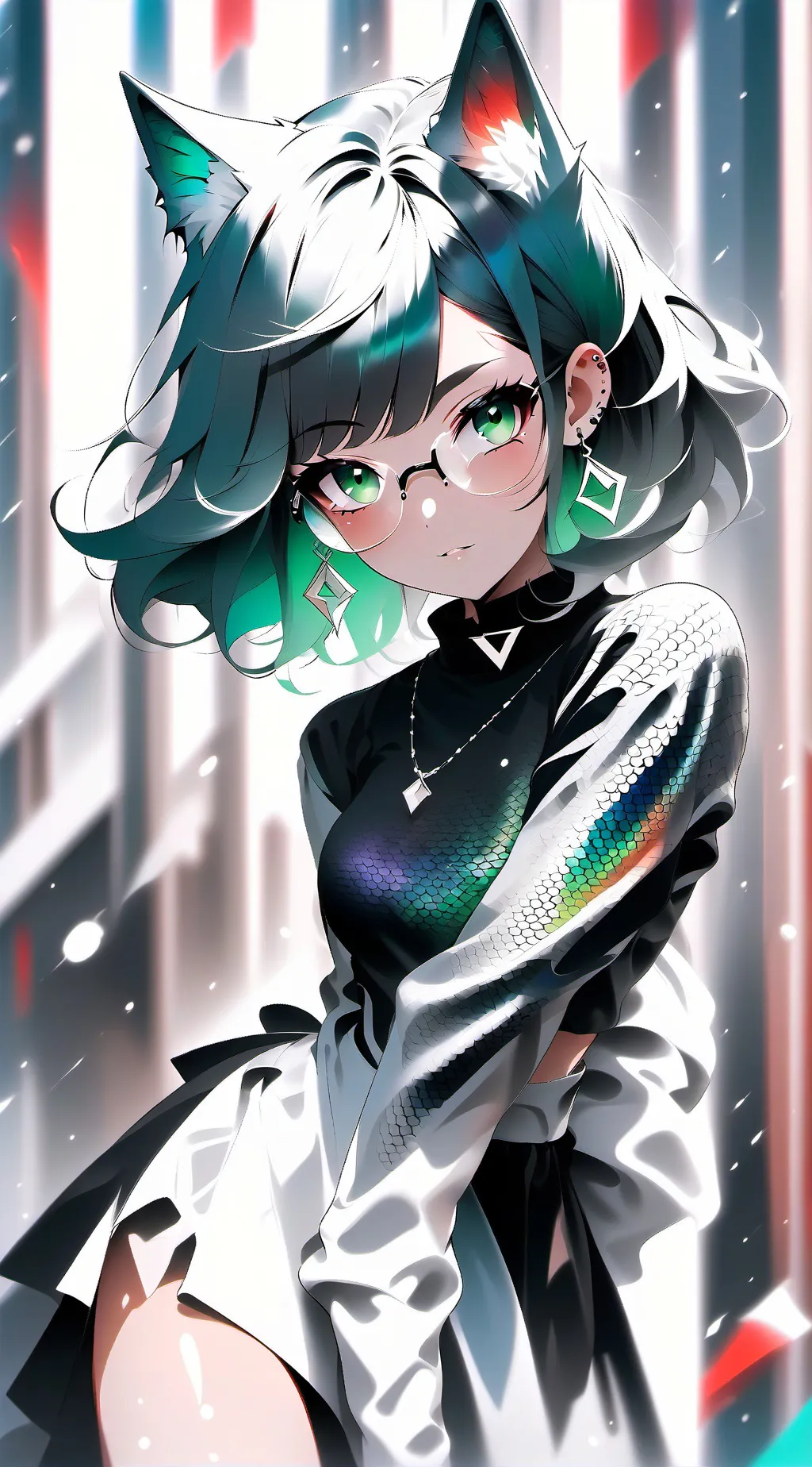 ai character: ♀️ Daky Kurenai ⚡ background